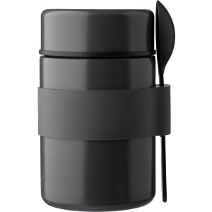 Duplafal� �teldoboz, rozsdamentes ac�l, 460 ml, sz�rke