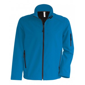 Kariban f�rfi softshell dzseki, Aqua Blue