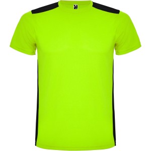Roly Detroit r�vid ujj� uniszex sportp�l�, lime, solid black