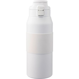 Rozsdamentes ac�l duplafal� palack, 800 ml, feh�r